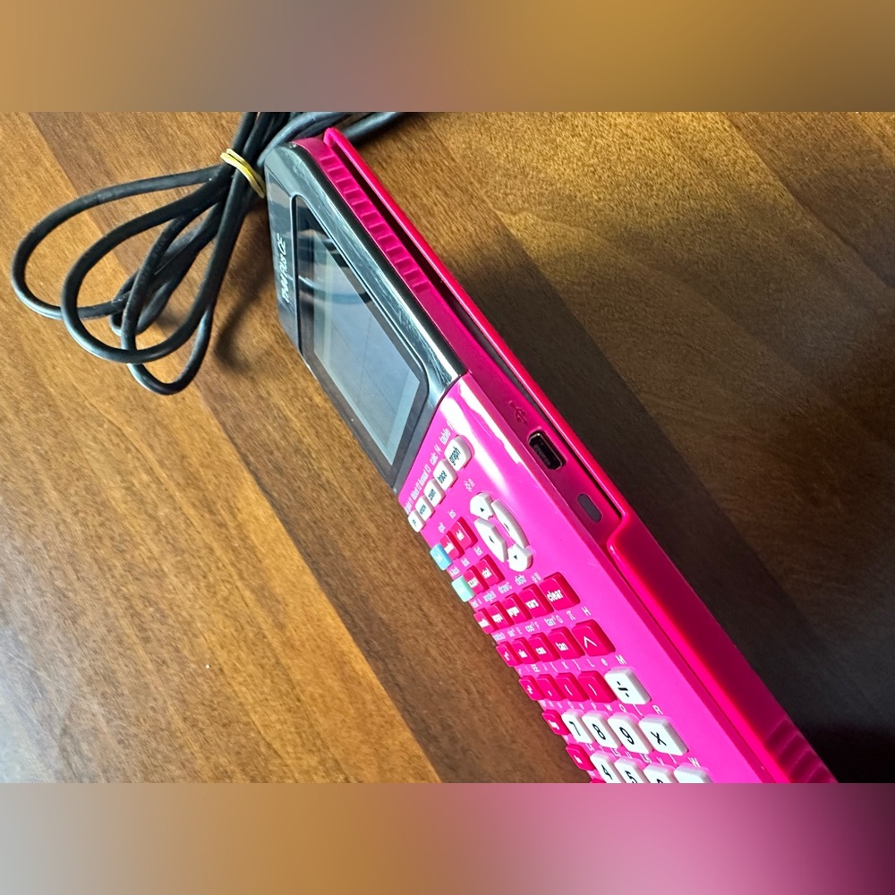 Texas Instruments TI-84 Plus CE Color Graphing Calculator, Positively Pink - Picture 7 of 7